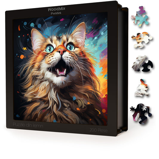 Puzzle cu Pisici - Serengeti 2 - 200 piese - 30 x 30 cm