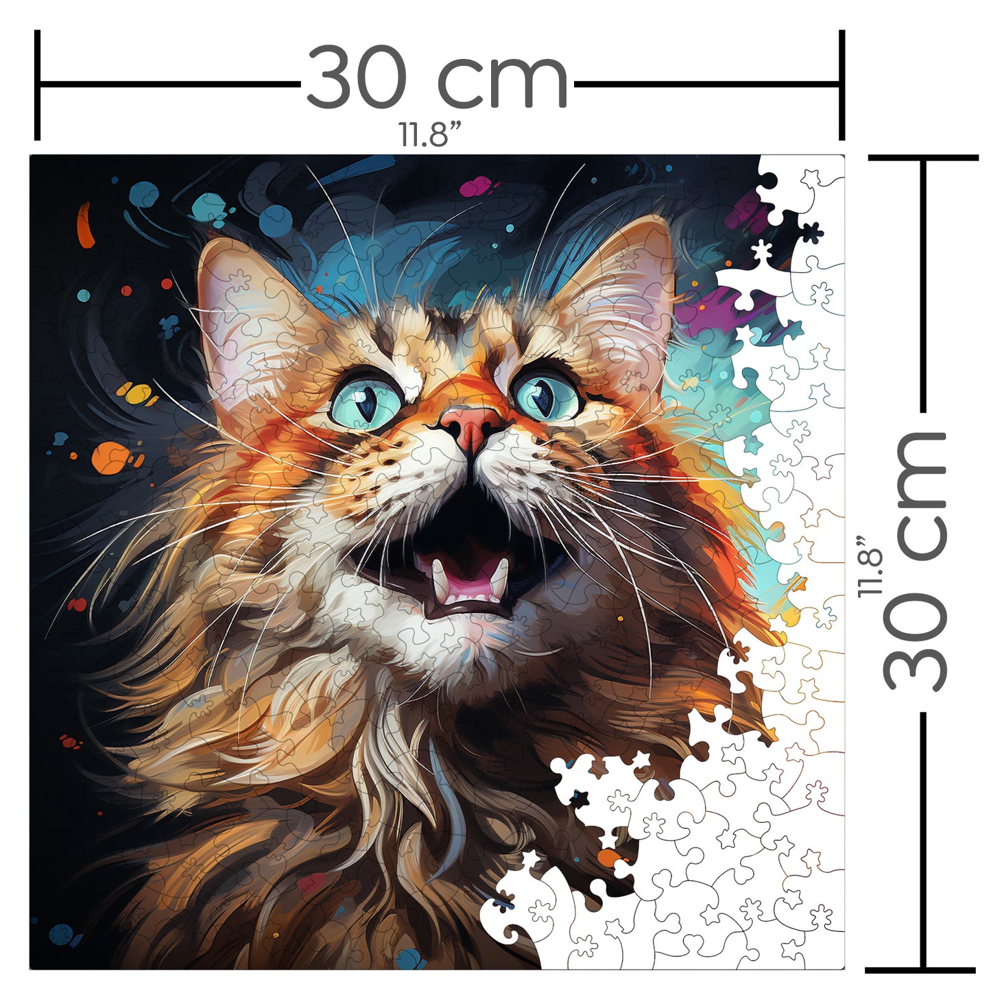 Puzzle cu Pisici - Serengeti 2 - 200 piese - 30 x 30 cm