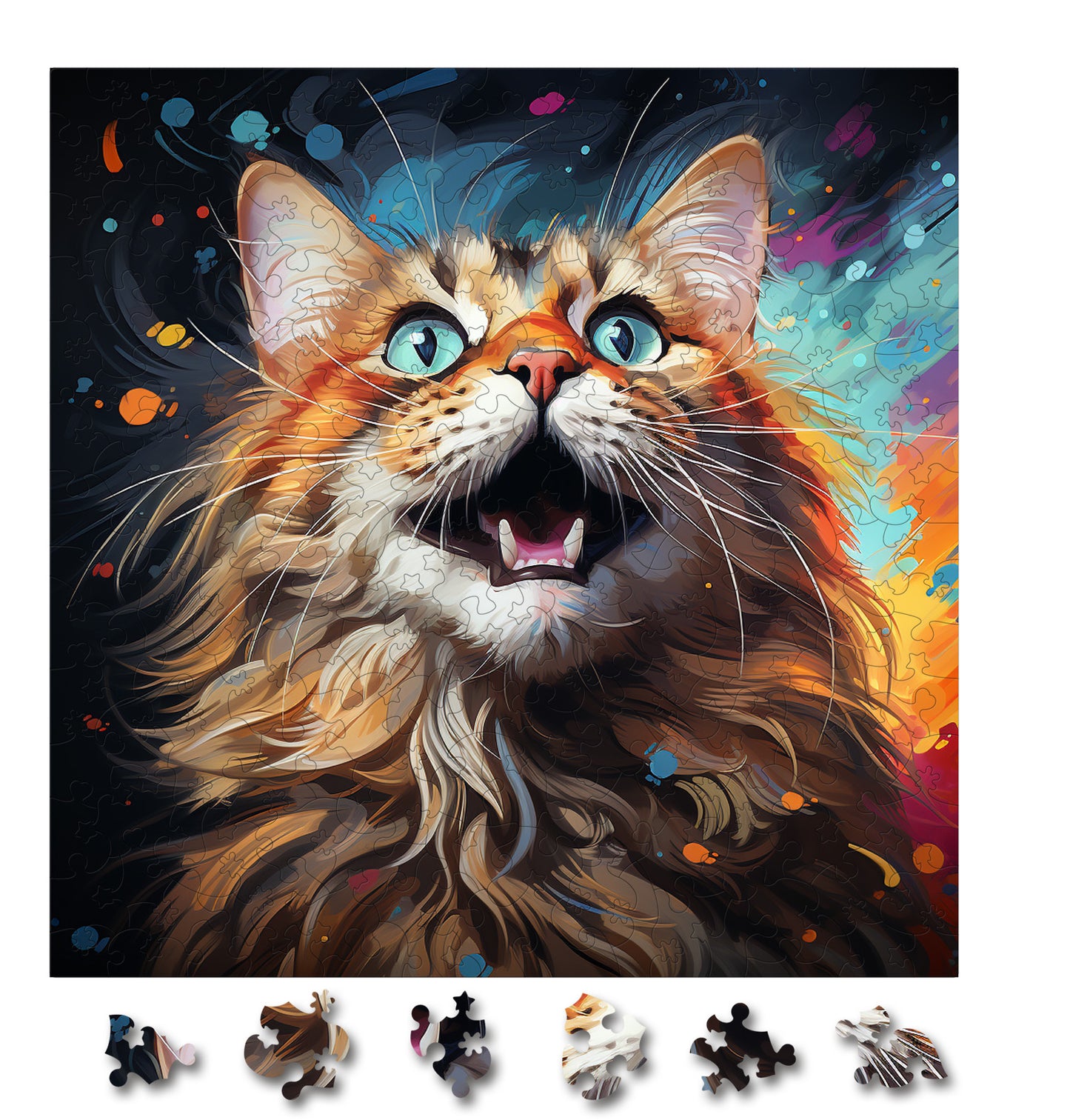 Puzzle cu Pisici - Serengeti 2 - 200 piese - 30 x 30 cm