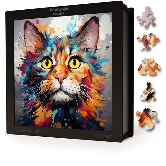 Puzzle cu Pisici - Serengeti 3 - 200 piese - 30 x 30 cm