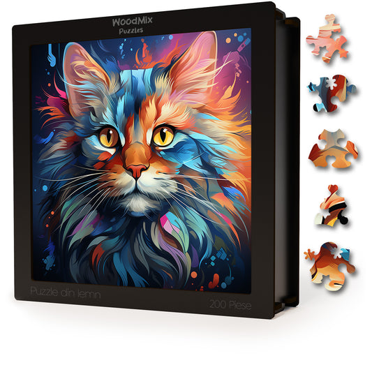 Puzzle cu Pisici - Serengeti 4 - 200 piese - 30 x 30 cm