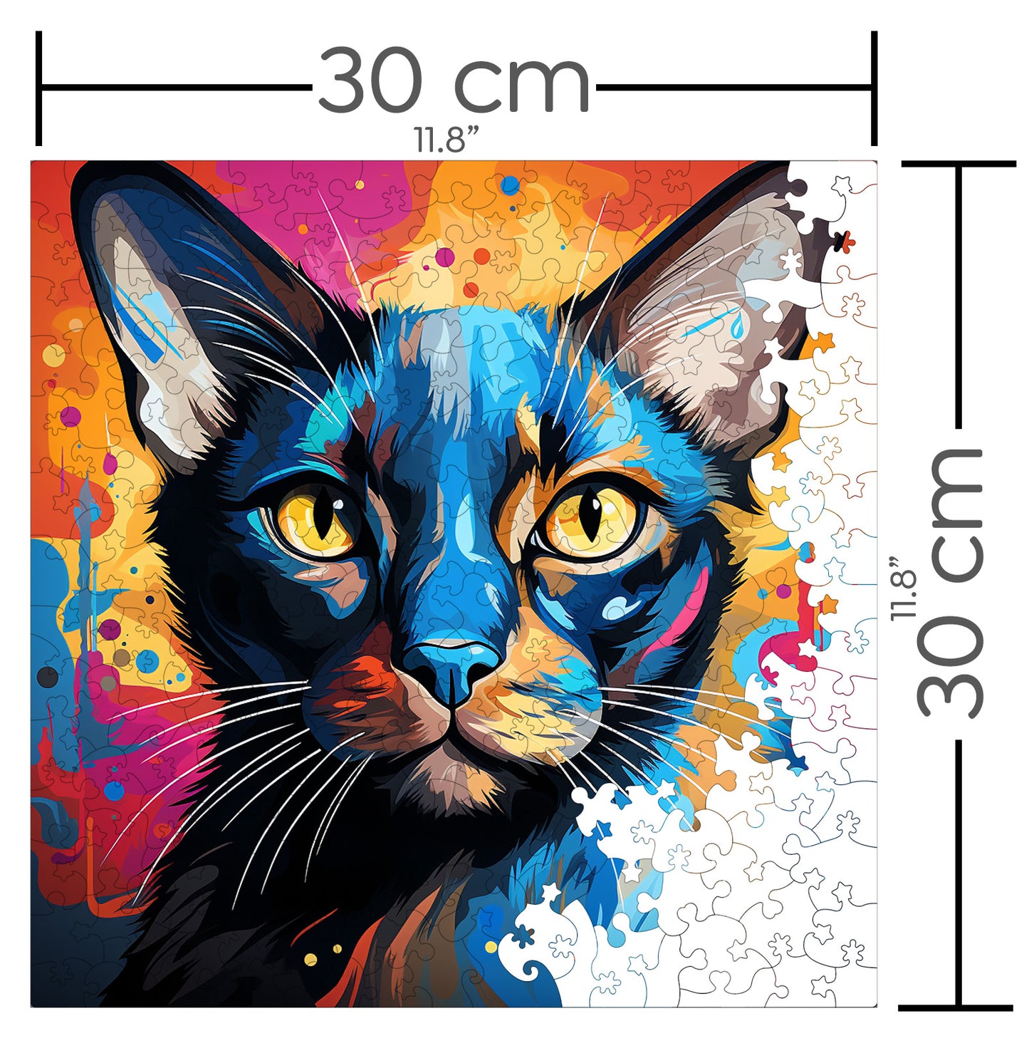 Puzzle cu Pisici - Siamese 1 - 200 piese - 30 x 30 cm