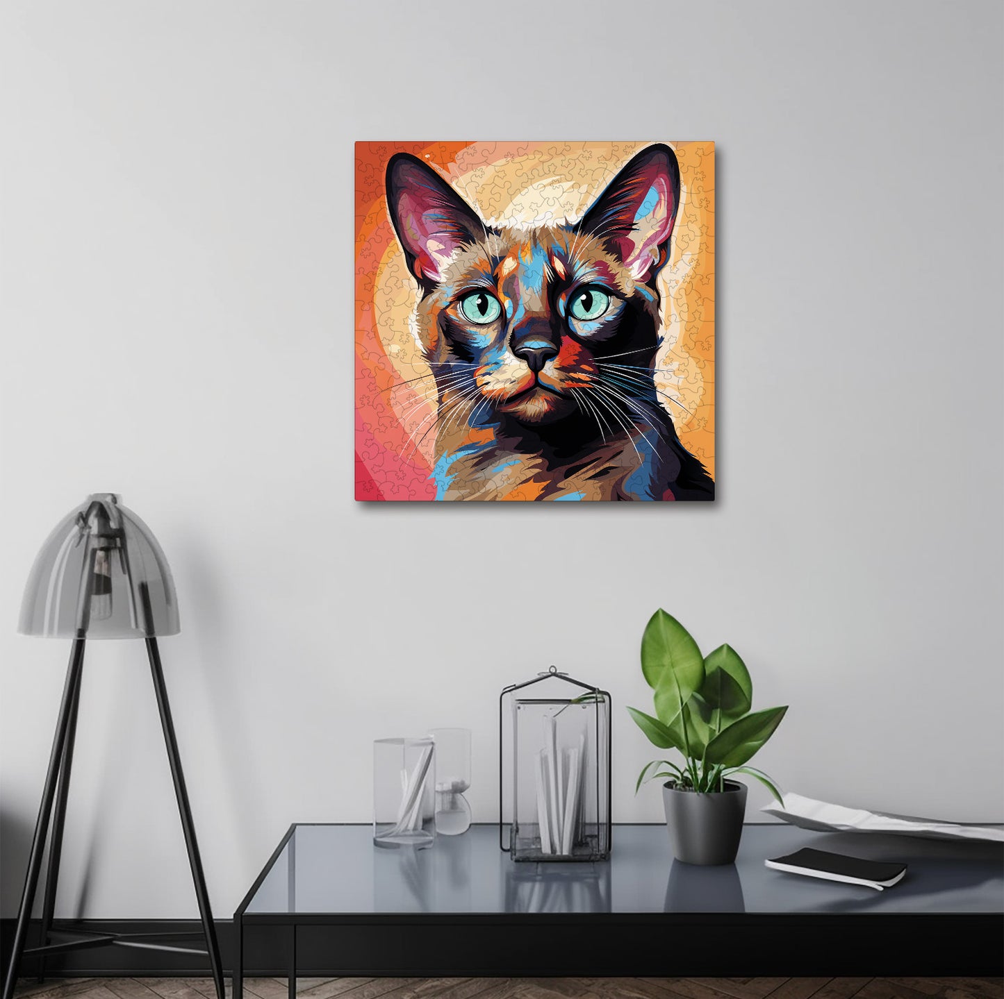 Puzzle cu Pisici - Siamese 2 - 200 piese - 30 x 30 cm