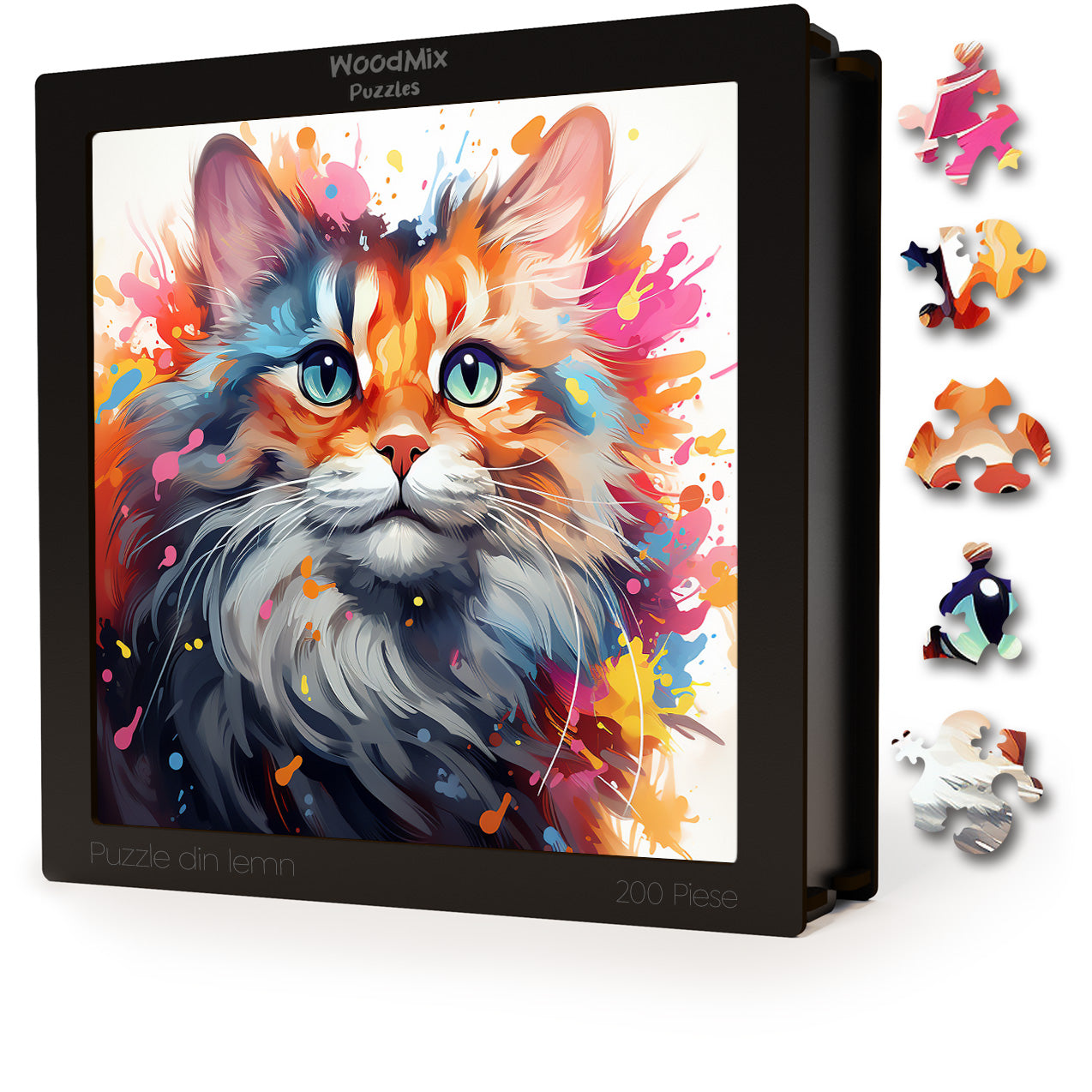 Puzzle cu Pisici - Singapura 1 - 200 piese - 30 x 30 cm