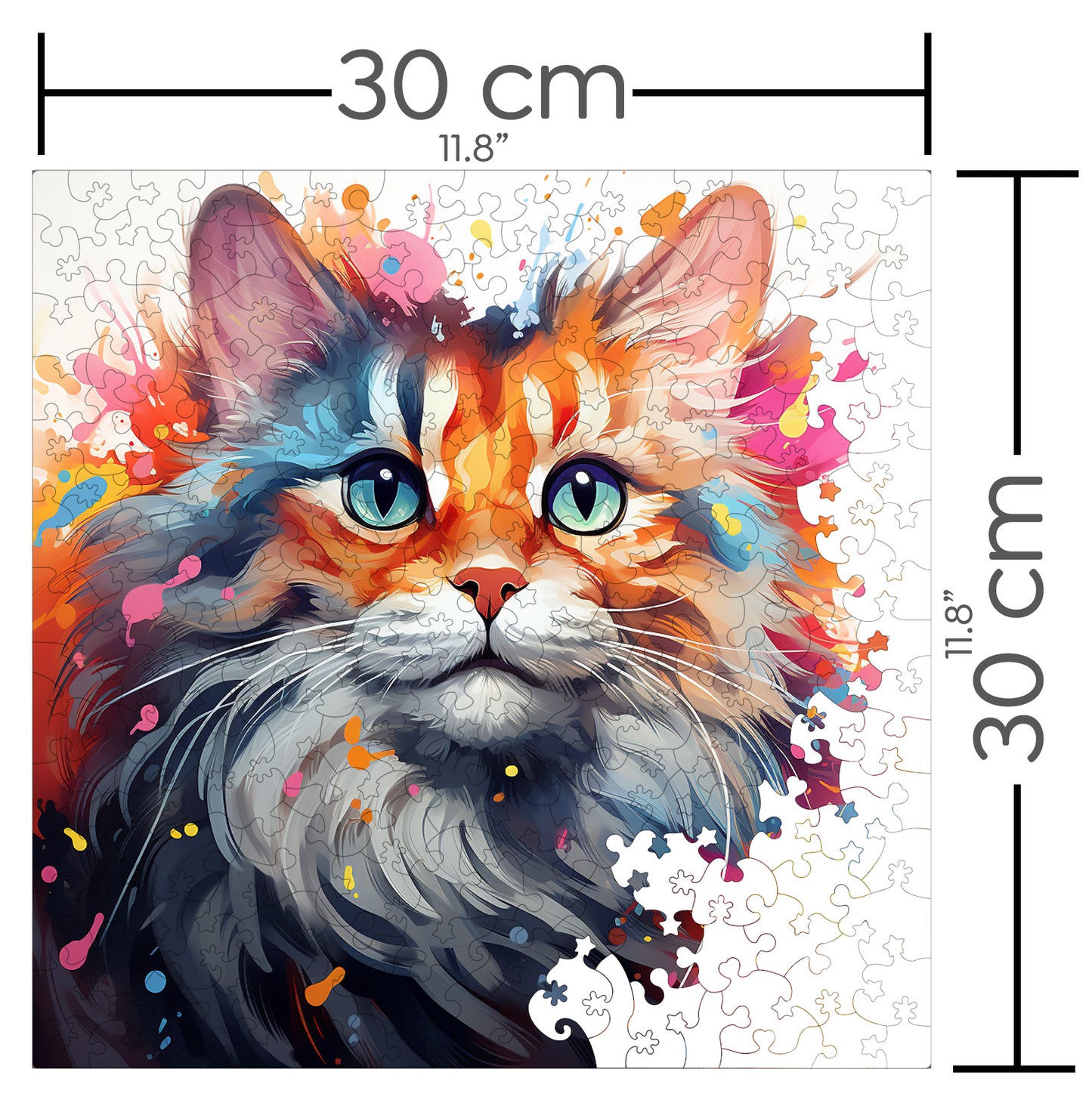 Puzzle cu Pisici - Singapura 1 - 200 piese - 30 x 30 cm