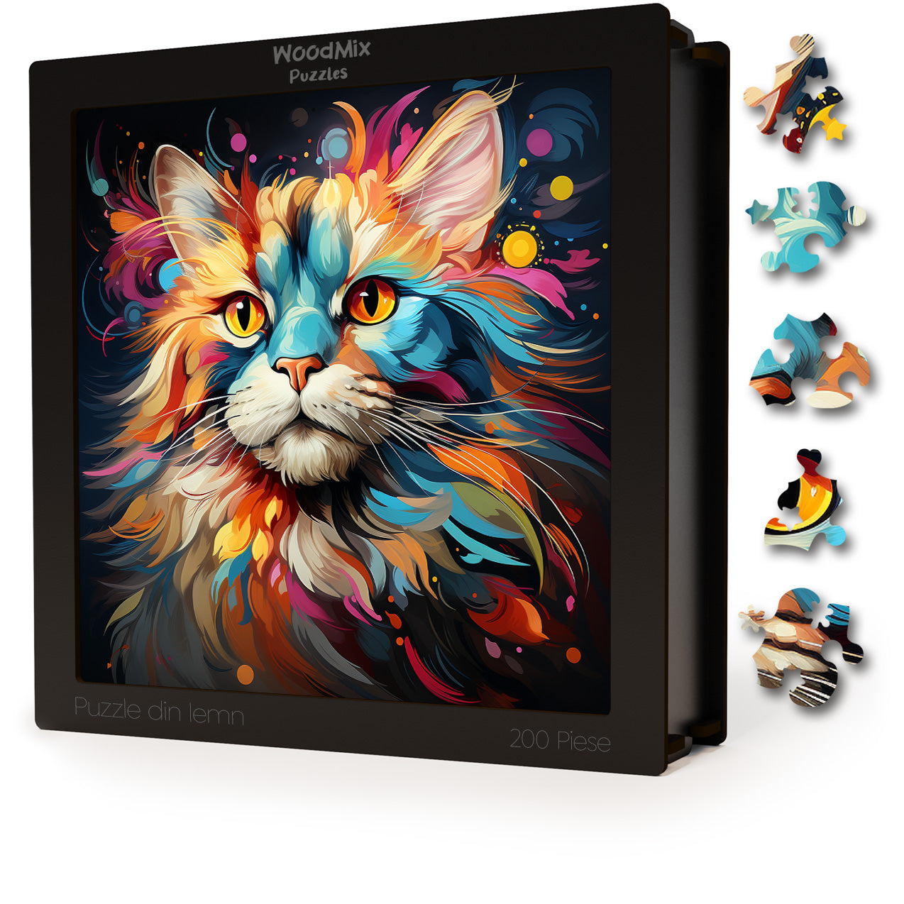 Puzzle cu Pisici - Singapura 2 - 200 piese - 30 x 30 cm