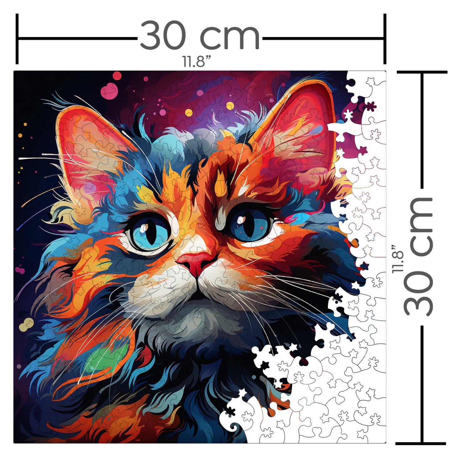 Puzzle cu Pisici - Singapura 4 - 200 piese - 30 x 30 cm