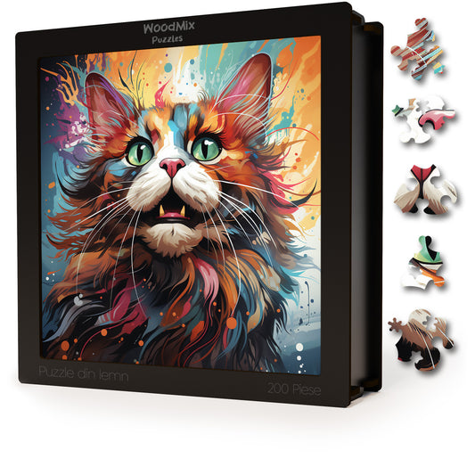 Puzzle cu Pisici - Sokoke 2 - 200 piese - 30 x 30 cm