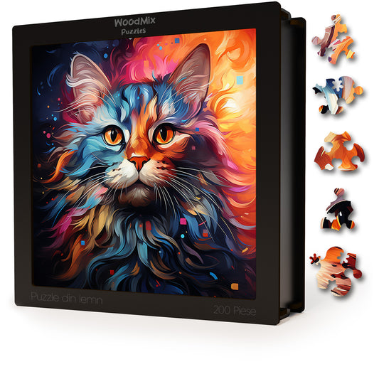 Puzzle cu Pisici - Sokoke 3 - 200 piese - 30 x 30 cm