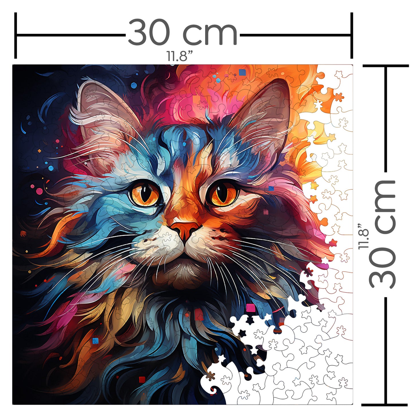 Puzzle cu Pisici - Sokoke 3 - 200 piese - 30 x 30 cm