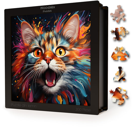Puzzle cu Pisici - Sokoke 4 - 200 piese - 30 x 30 cm