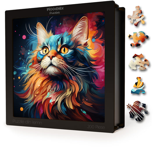 Puzzle cu Pisici - Somali 2 - 200 piese - 30 x 30 cm