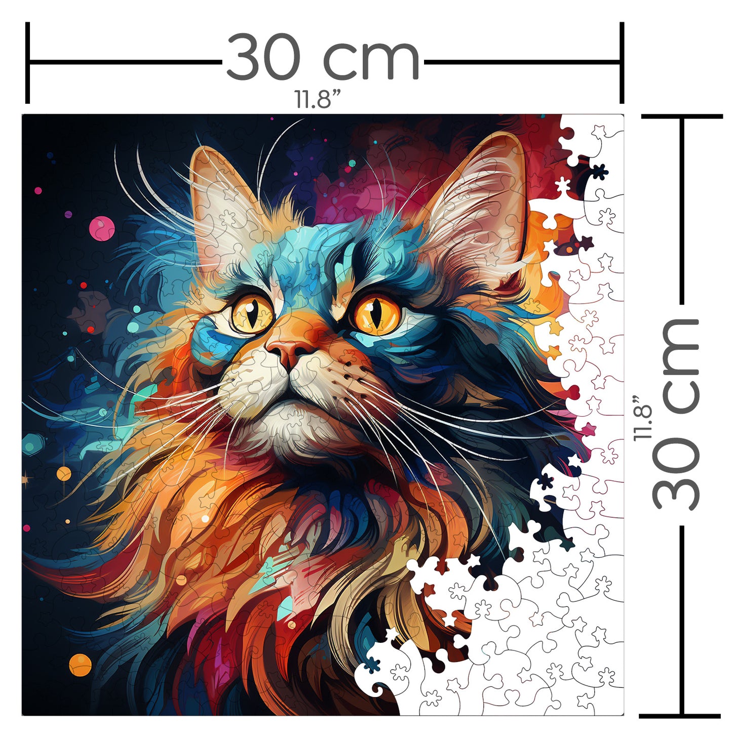 Puzzle cu Pisici - Somali 2 - 200 piese - 30 x 30 cm