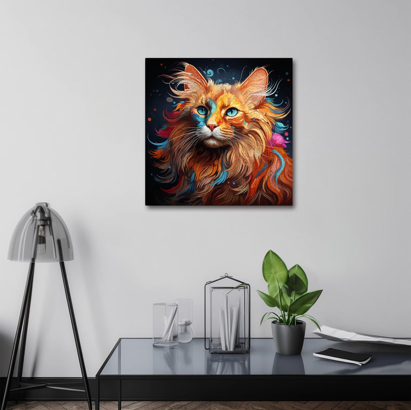 Puzzle cu Pisici - Somali 3 - 200 piese - 30 x 30 cm