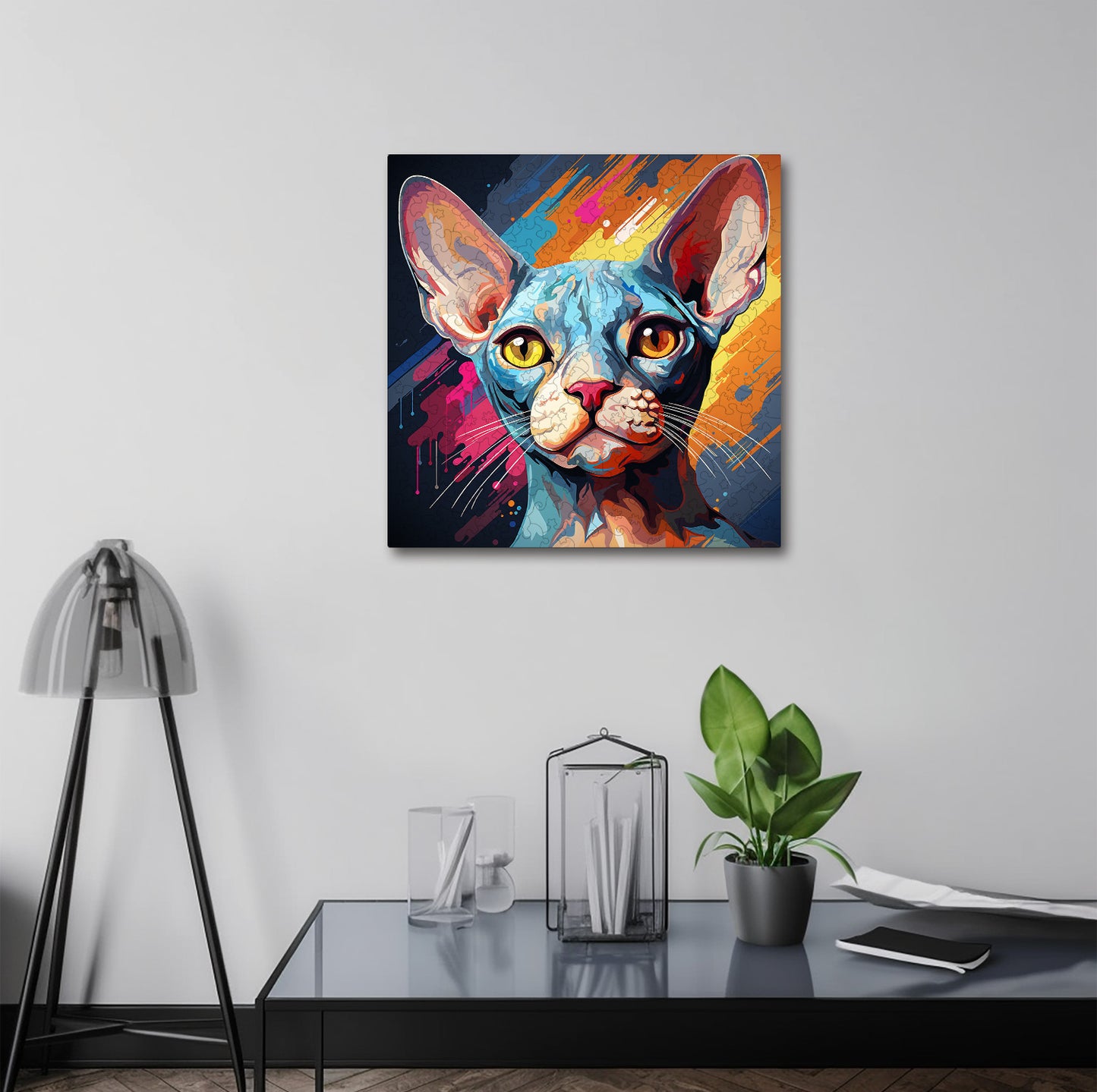Puzzle cu Pisici - Sphynx 2 - 200 piese - 30 x 30 cm