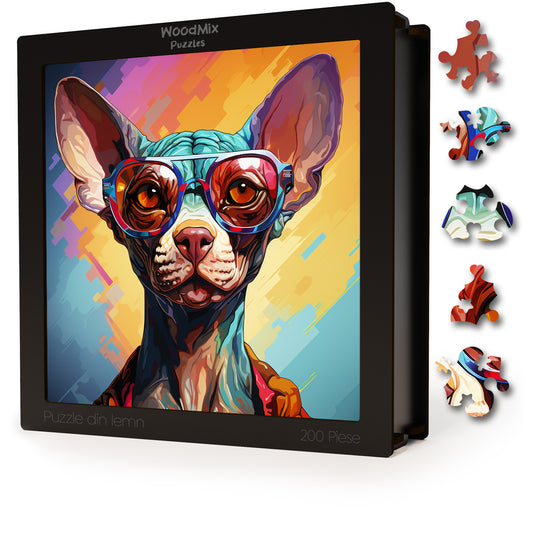 Puzzle cu Pisici - Sphynx 3 - 200 piese - 30 x 30 cm