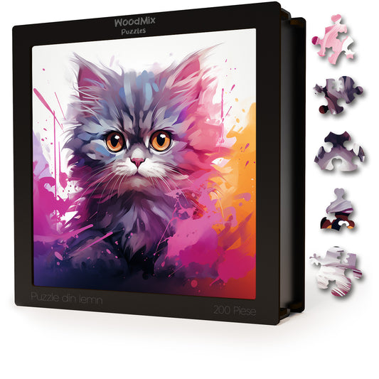 Puzzle cu Pisici - Thai Lilac 1 - 200 piese - 30 x 30 cm
