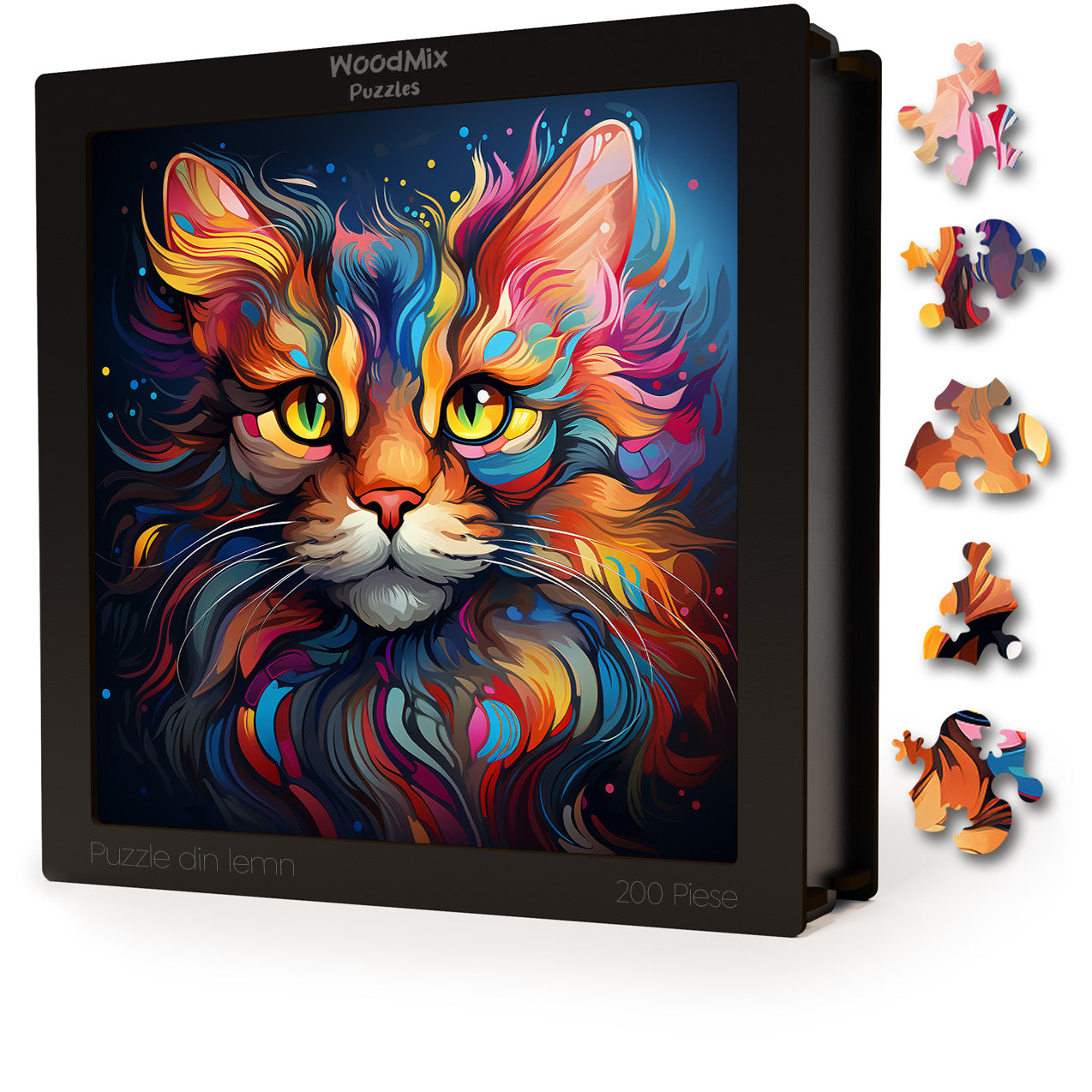 Puzzle cu Pisici - Thai 1 - 200 piese - 30 x 30 cm