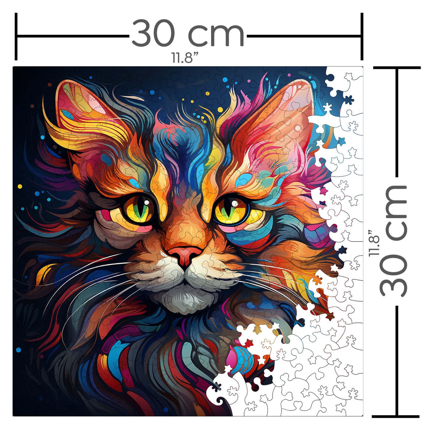 Puzzle cu Pisici - Thai 1 - 200 piese - 30 x 30 cm