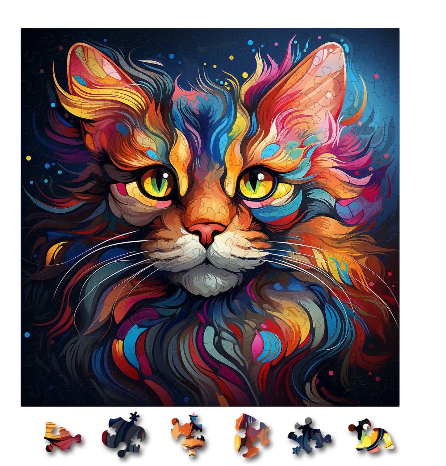 Puzzle cu Pisici - Thai 1 - 200 piese - 30 x 30 cm