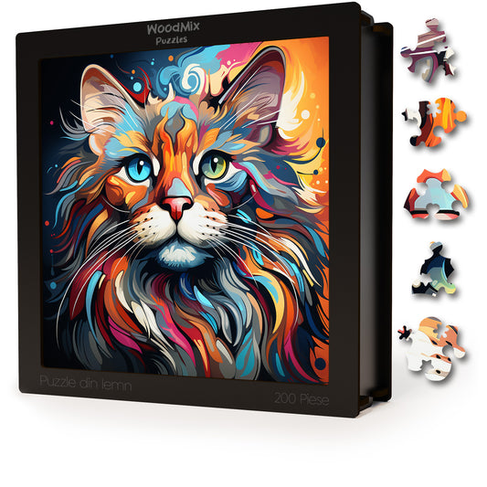 Puzzle cu Pisici - Thai 2 - 200 piese - 30 x 30 cm