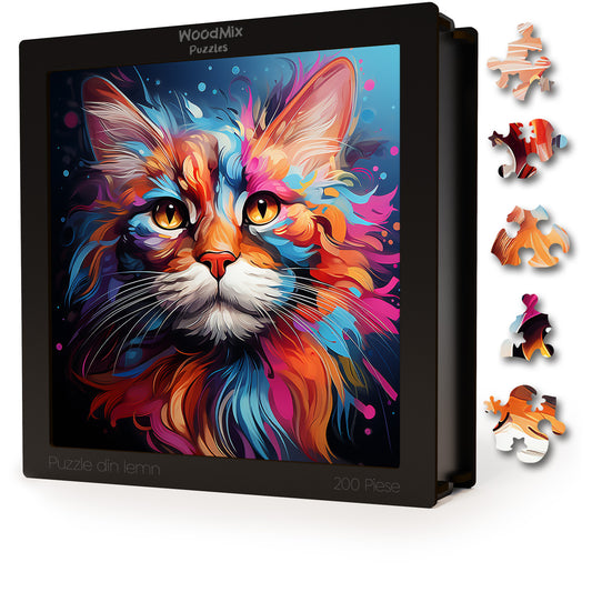 Puzzle cu Pisici - Thai 3 - 200 piese - 30 x 30 cm