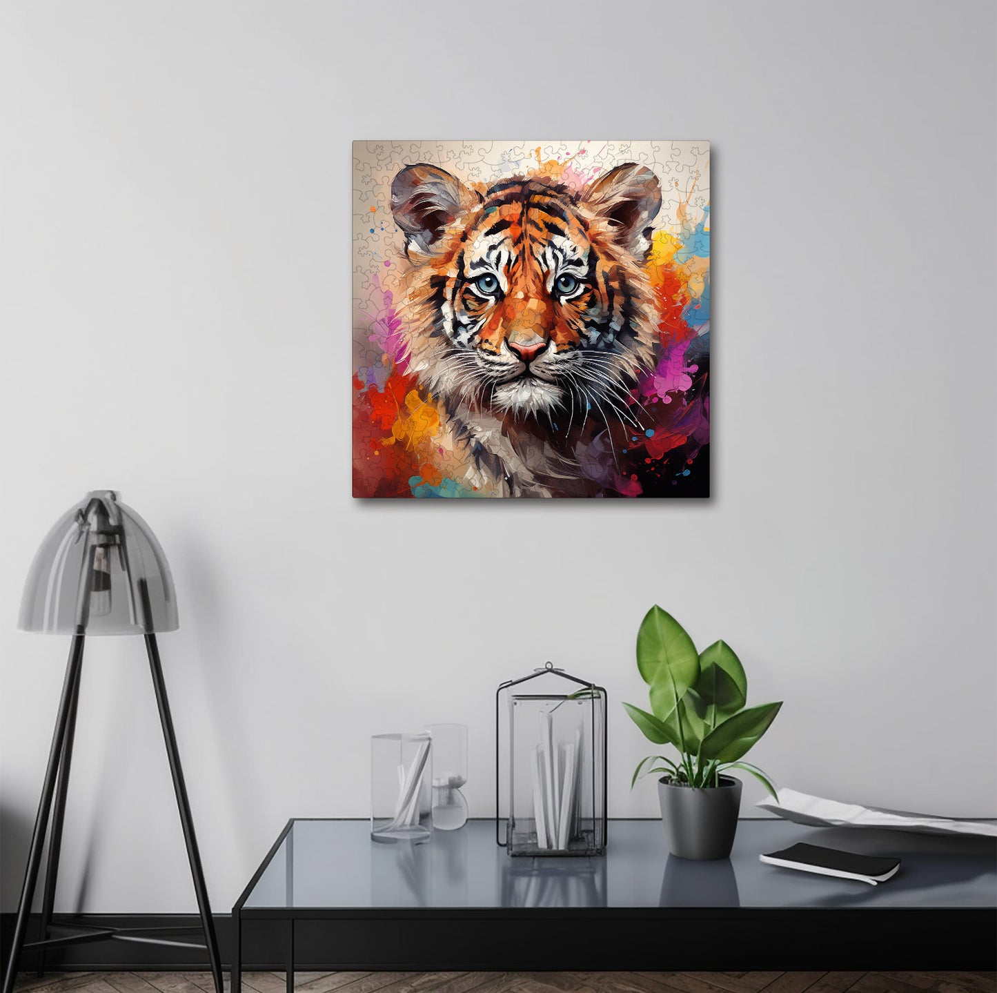 Puzzle cu Animale - Baby Tiger 1 - 200 piese - 30 x 30 cm
