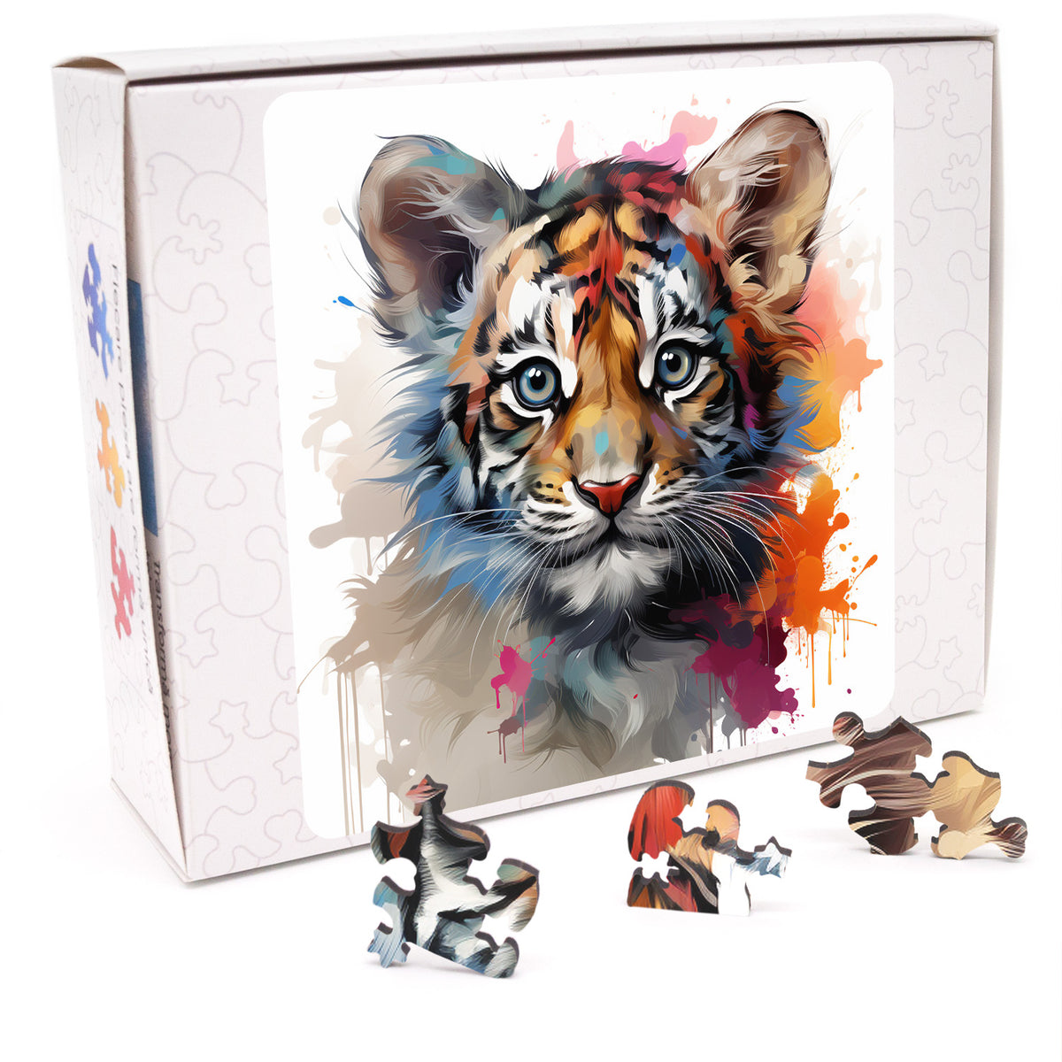 Puzzle cu Animale - Baby Tiger 2