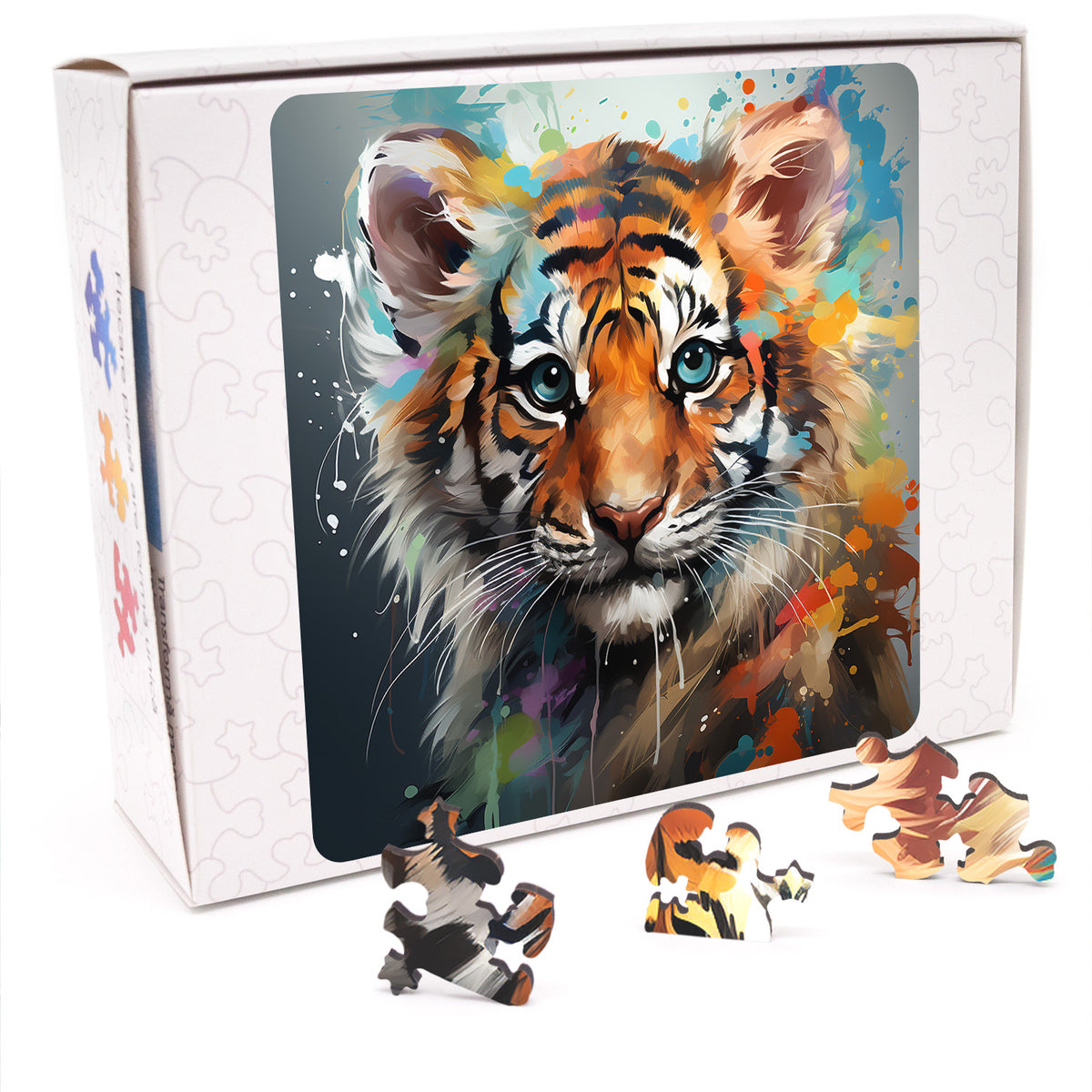 Puzzle cu Animale - Baby Tiger 7