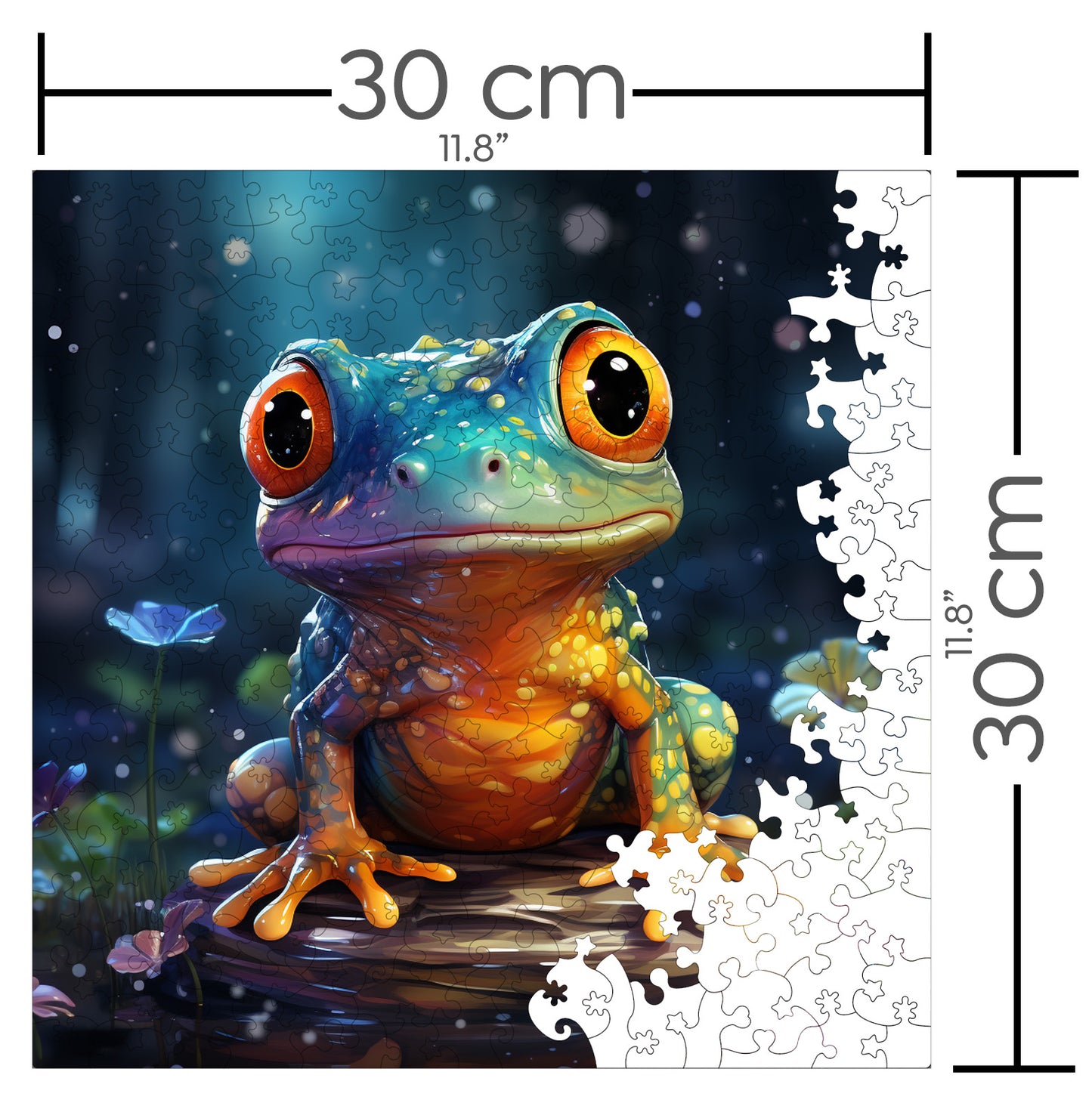 Puzzle cu Animale - Baby Toad 1 - 200 piese - 30 x 30 cm