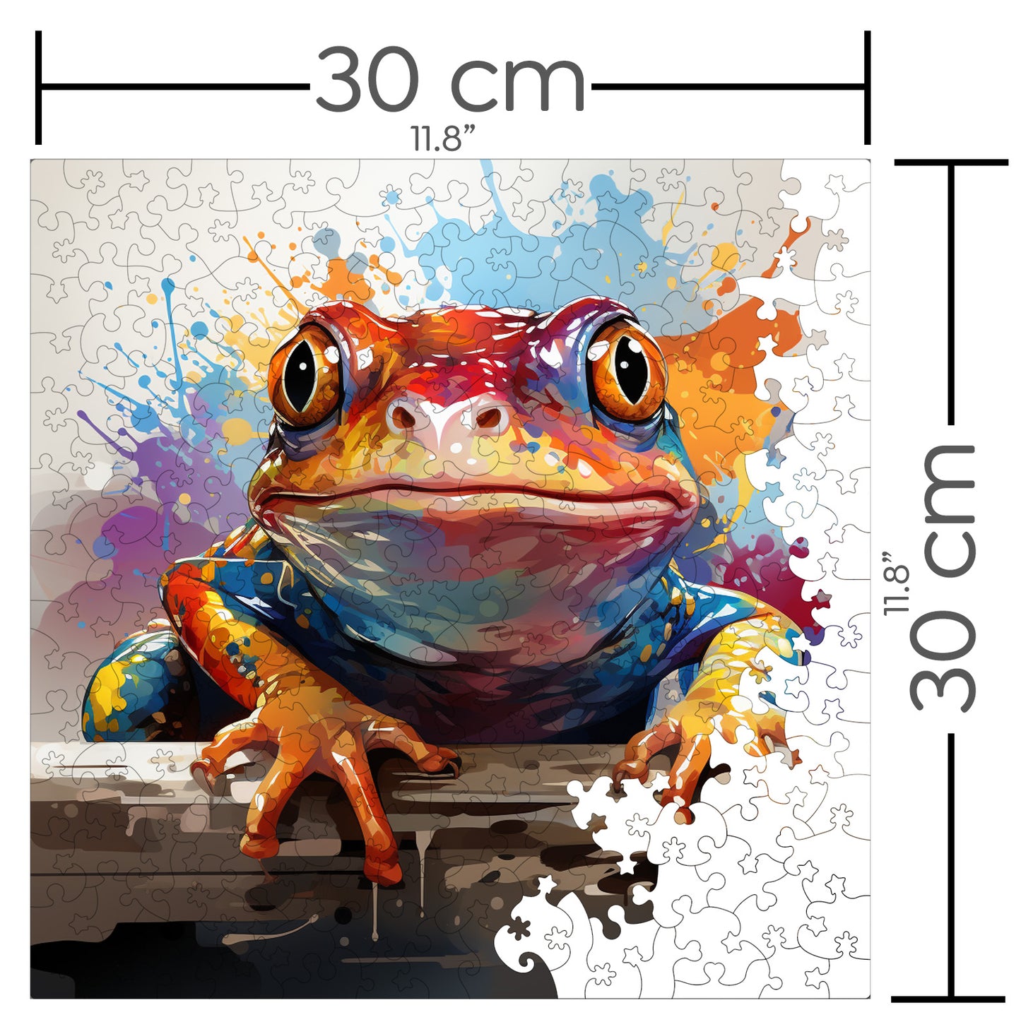 Puzzle cu Animale - Baby Toad 3 - 200 piese - 30 x 30 cm