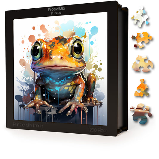 Puzzle cu Animale - Baby Toad 5 - 200 piese - 30 x 30 cm