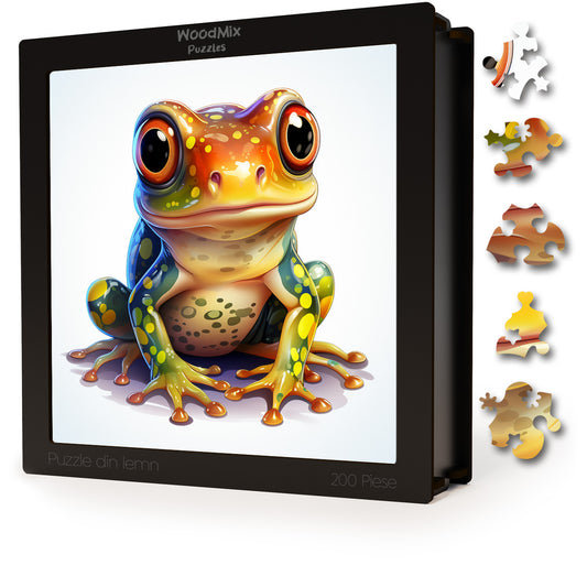 Puzzle cu Animale - Baby Toad 7 - 200 piese - 30 x 30 cm