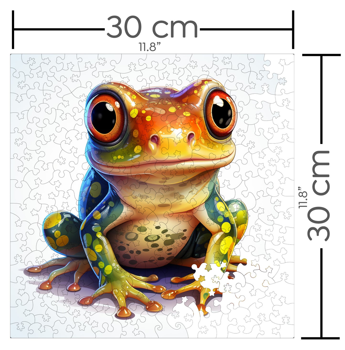 Puzzle cu Animale - Baby Toad 7 - 200 piese - 30 x 30 cm