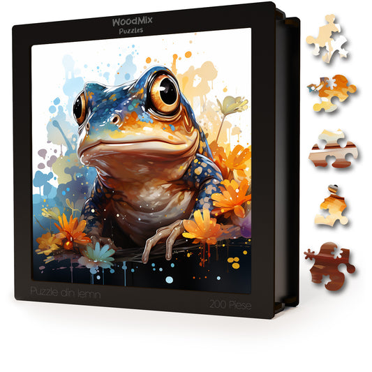 Puzzle cu Animale - Baby Toad 8 - 200 piese - 30 x 30 cm