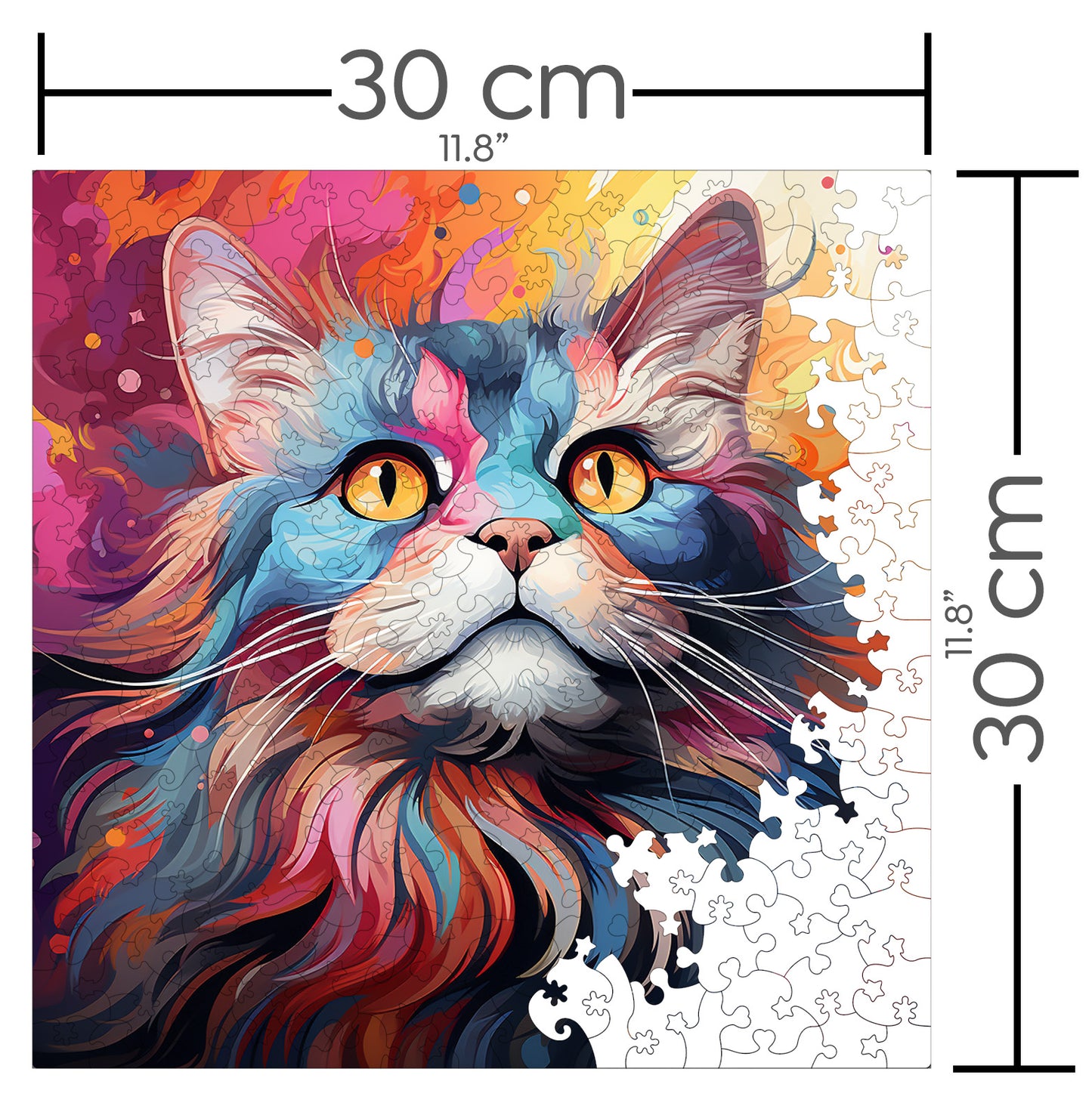 Puzzle cu Pisici - Ukrainian Levkoy 3 - 200 piese - 30 x 30 cm