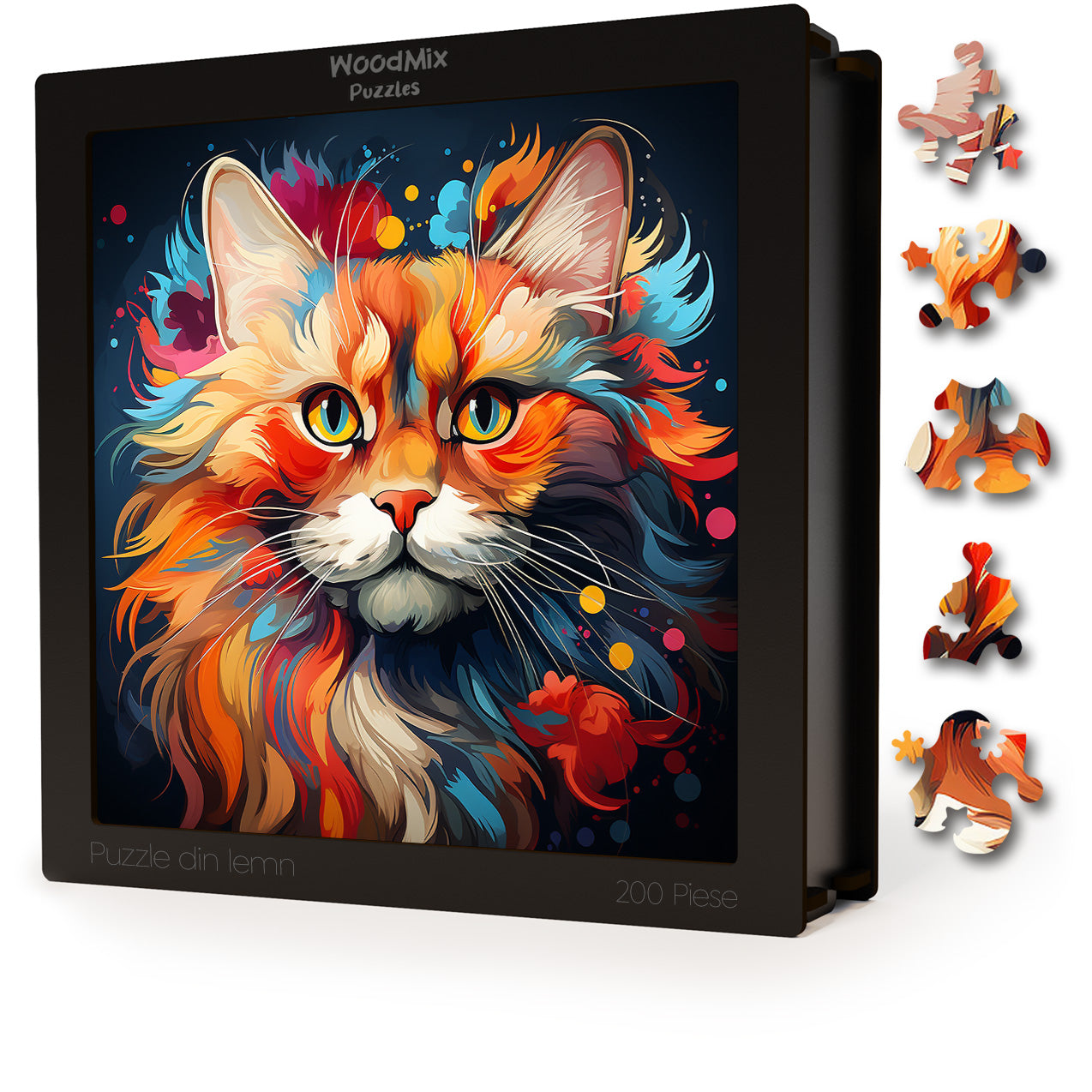 Puzzle cu Pisici - Ukrainian Levkoy 6 - 200 piese - 30 x 30 cm