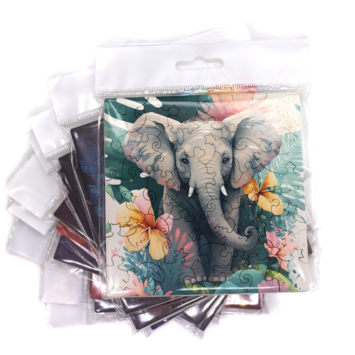 Puzzle cu Animale - Baby Elephant