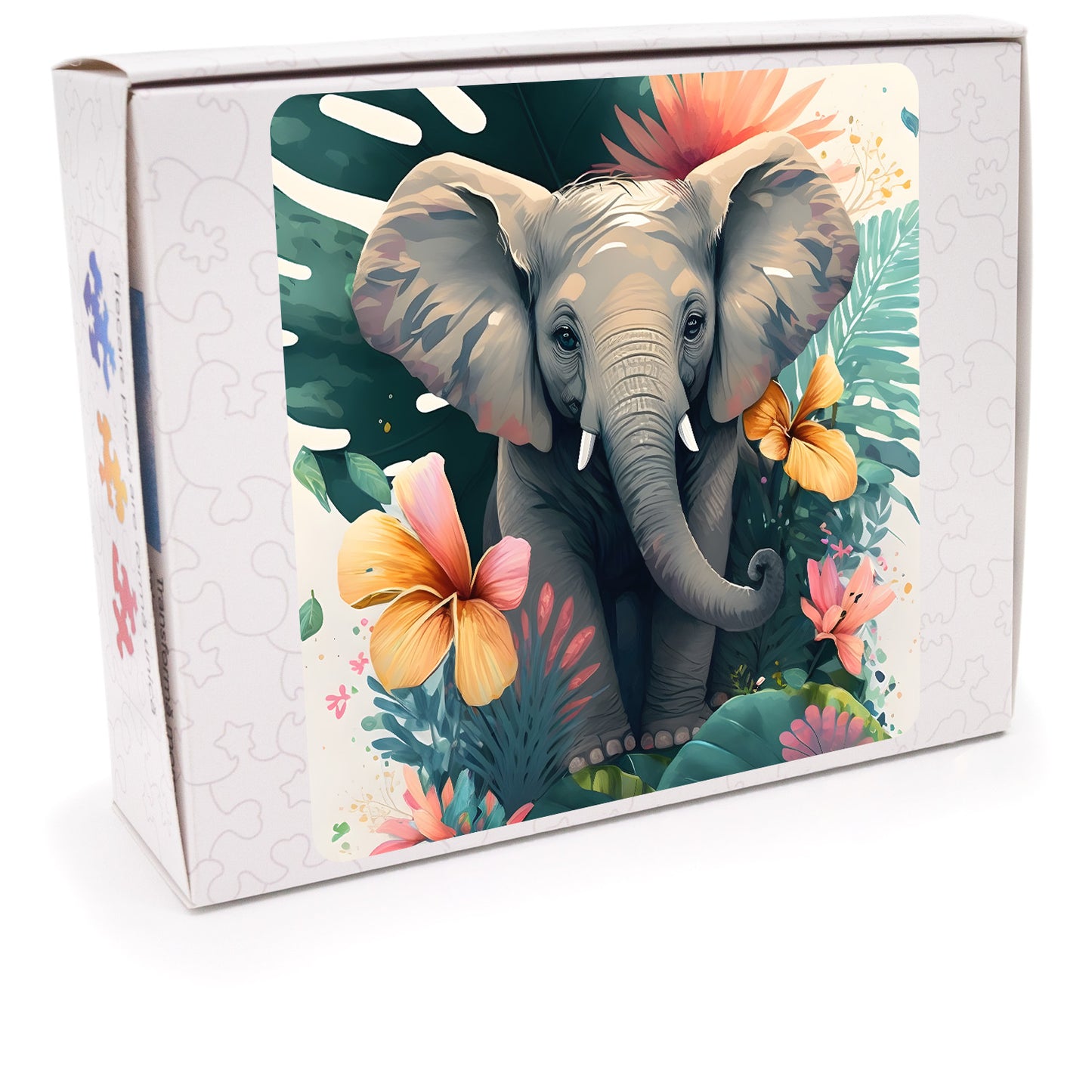 Puzzle cu Animale - Baby Elephant