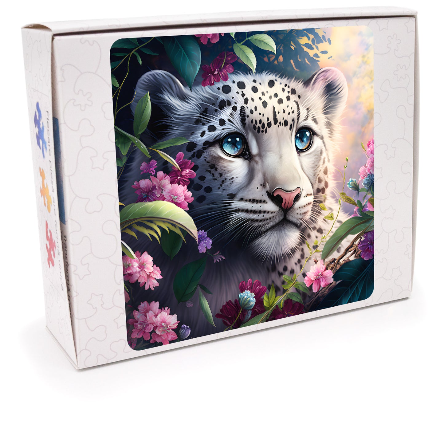 Puzzle cu Animale - Snow Leopard