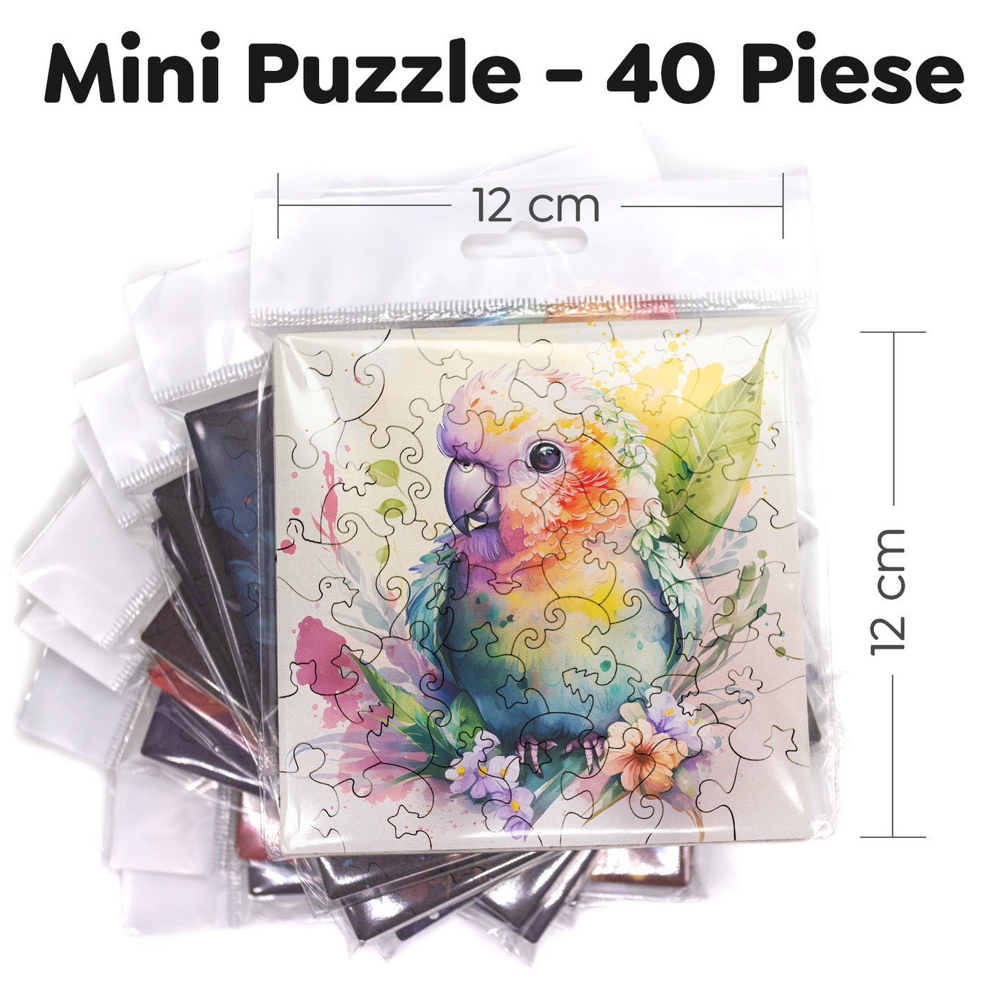 Puzzle cu Animale - Baby Parrot