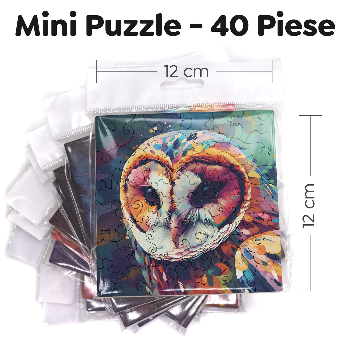 Puzzle cu Animale - Bufnita 3