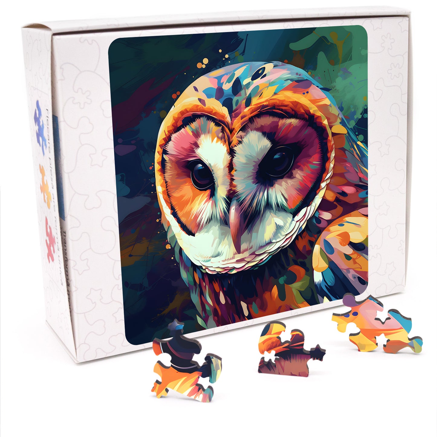 Puzzle cu Animale - Bufnita 3