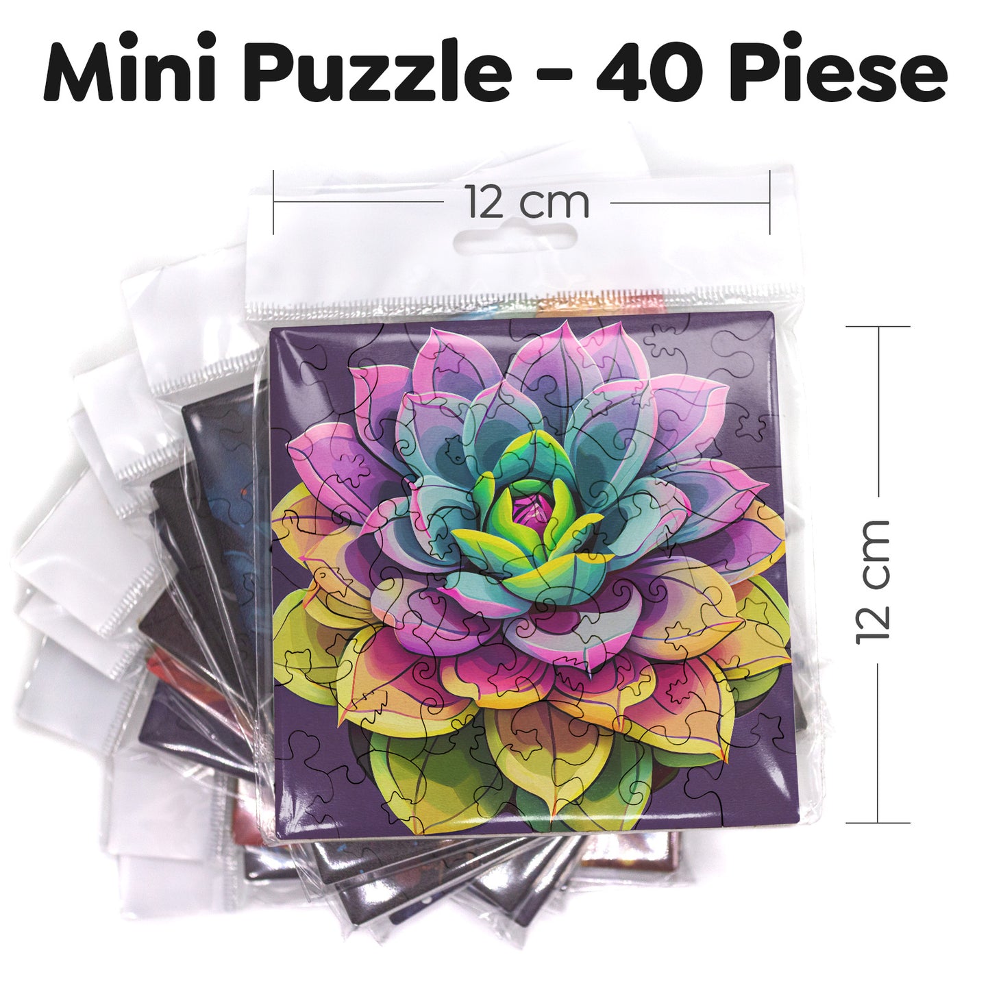 Puzzle cu Flori - Succulent 1