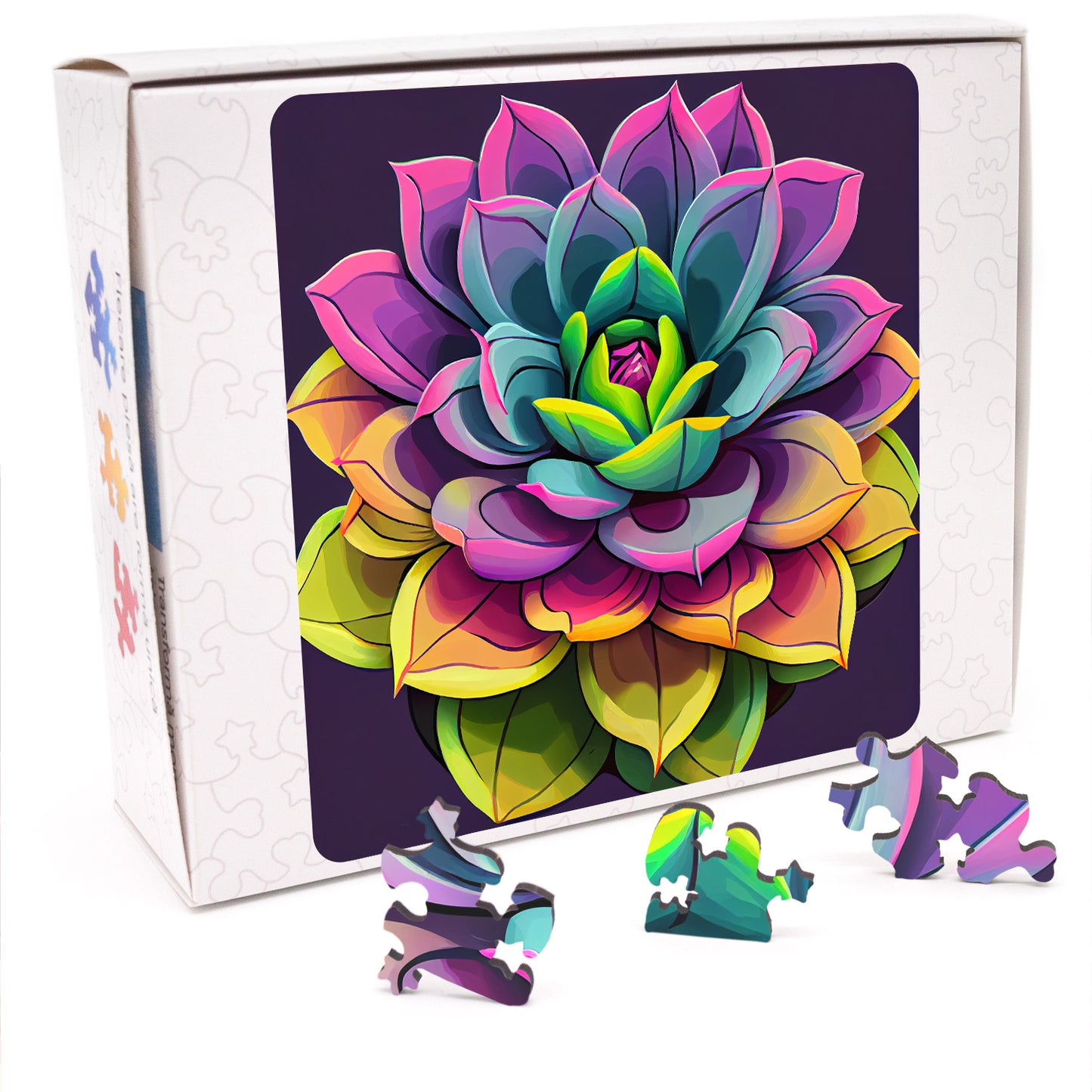 Puzzle cu Flori - Succulent 1