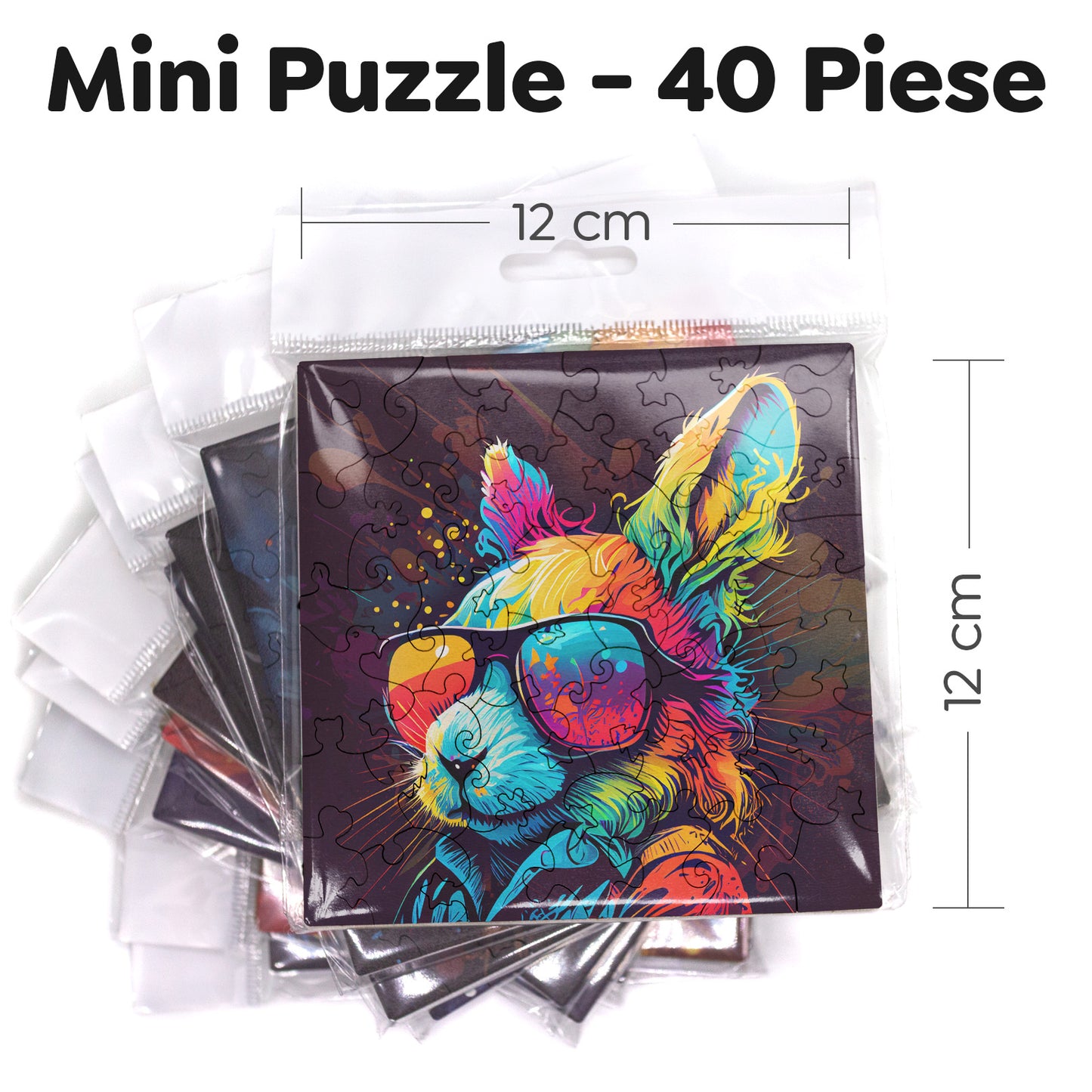 Puzzle cu Animale - Iepure