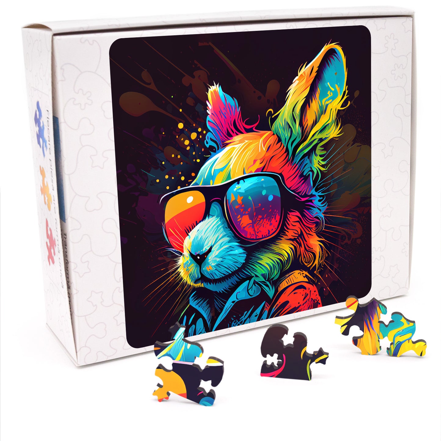 Puzzle cu Animale - Iepure