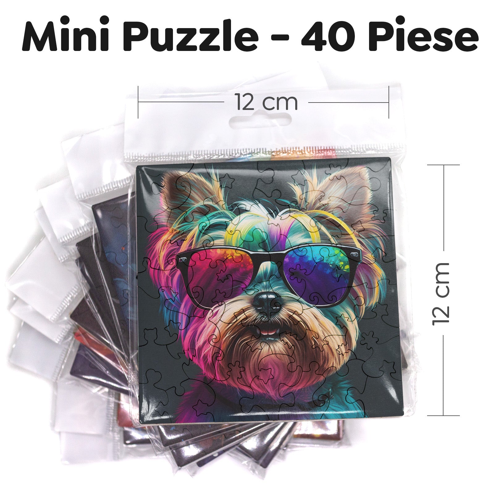 Puzzle cu Animale - Caini - Cool Yorkshire Terrier