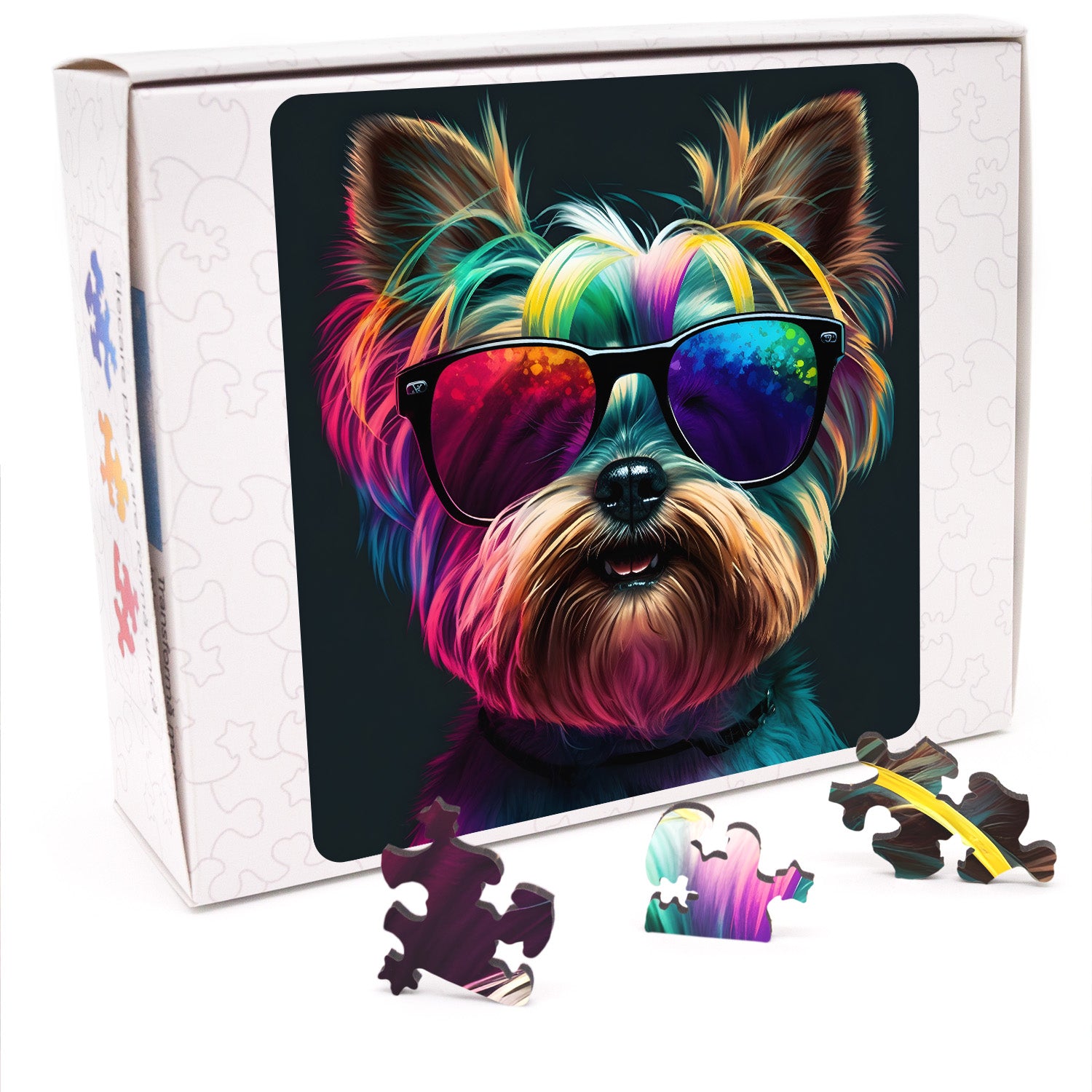 Puzzle cu Animale - Caini - Cool Yorkshire Terrier