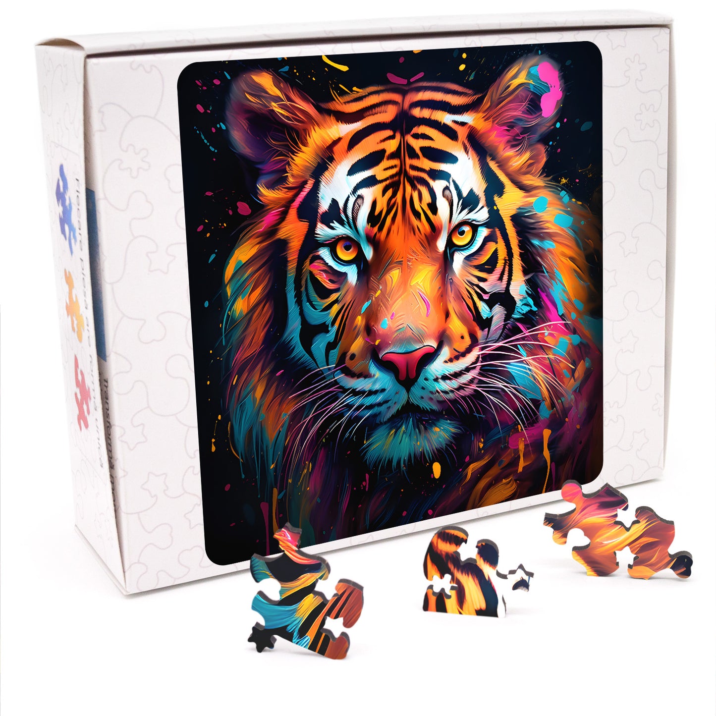 Puzzle cu Animale - Tigru 1